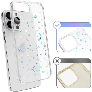 Hurtownia GSM - Etui Kingxbar Lucky Swarovski Apple iPhone 13 Pro Max przezroczysty (Zodiac) - KGX512 - {ean13} - Hurt