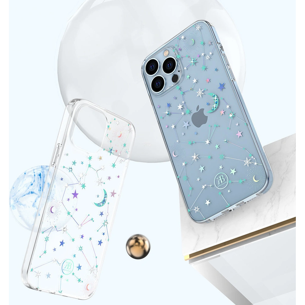 Hurtownia GSM - Etui Kingxbar Lucky Swarovski Apple iPhone 13 Pro Max průhledný (Zodiac) - KGX512 - {ean13} - Hurt