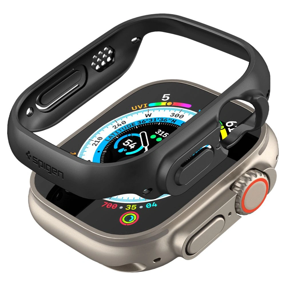 Hurtownia GSM - Case Spigen Thin Fit Apple Watch Ultra 49mm Schwarz - SPN2570 - {ean13} - Hurt
