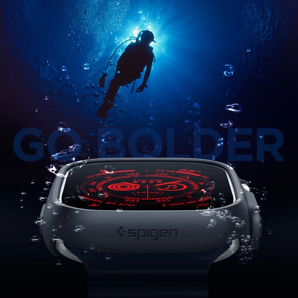 Wholesale Case Spigen Thin Fit Apple Watch Ultra 49mm Black - SPN2570 - {ean13} - Hurt