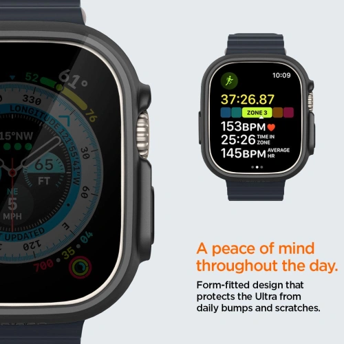 Etui Spigen Thin Fit Apple Watch Ultra 1 / 2 / 3 49mm Black