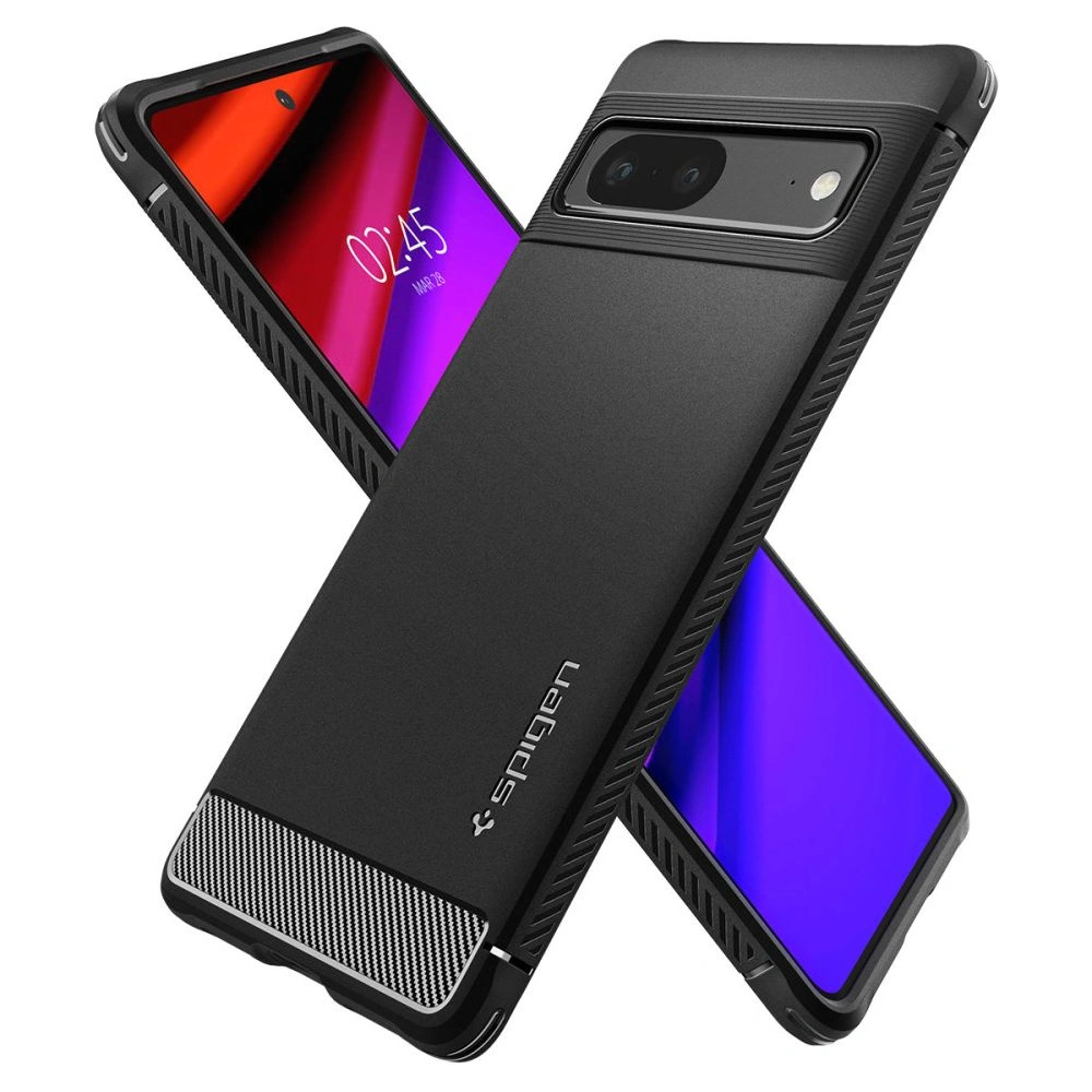 Hurtownia GSM - Case Spigen Rugged Armor Google Pixel 7 Matt Schwarz - SPN2572 - {ean13} - Hurt