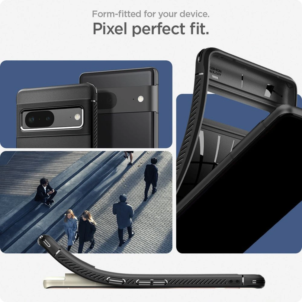Hurtownia GSM - Case Spigen Rugged Armor Google Pixel 7 Matt Schwarz - SPN2572 - {ean13} - Hurt