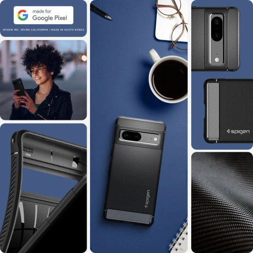 Etui Spigen Rugged Armor Google Pixel 7 Matte Black