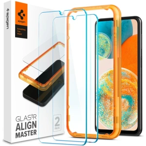 Hurtownia GSM - Sticlă temperată Spigen GLAS.tR AlignMaster Samsung Galaxy A23 LTE/4G Clear [2 PACK] - SPN2574 - {ean13} - Hurt