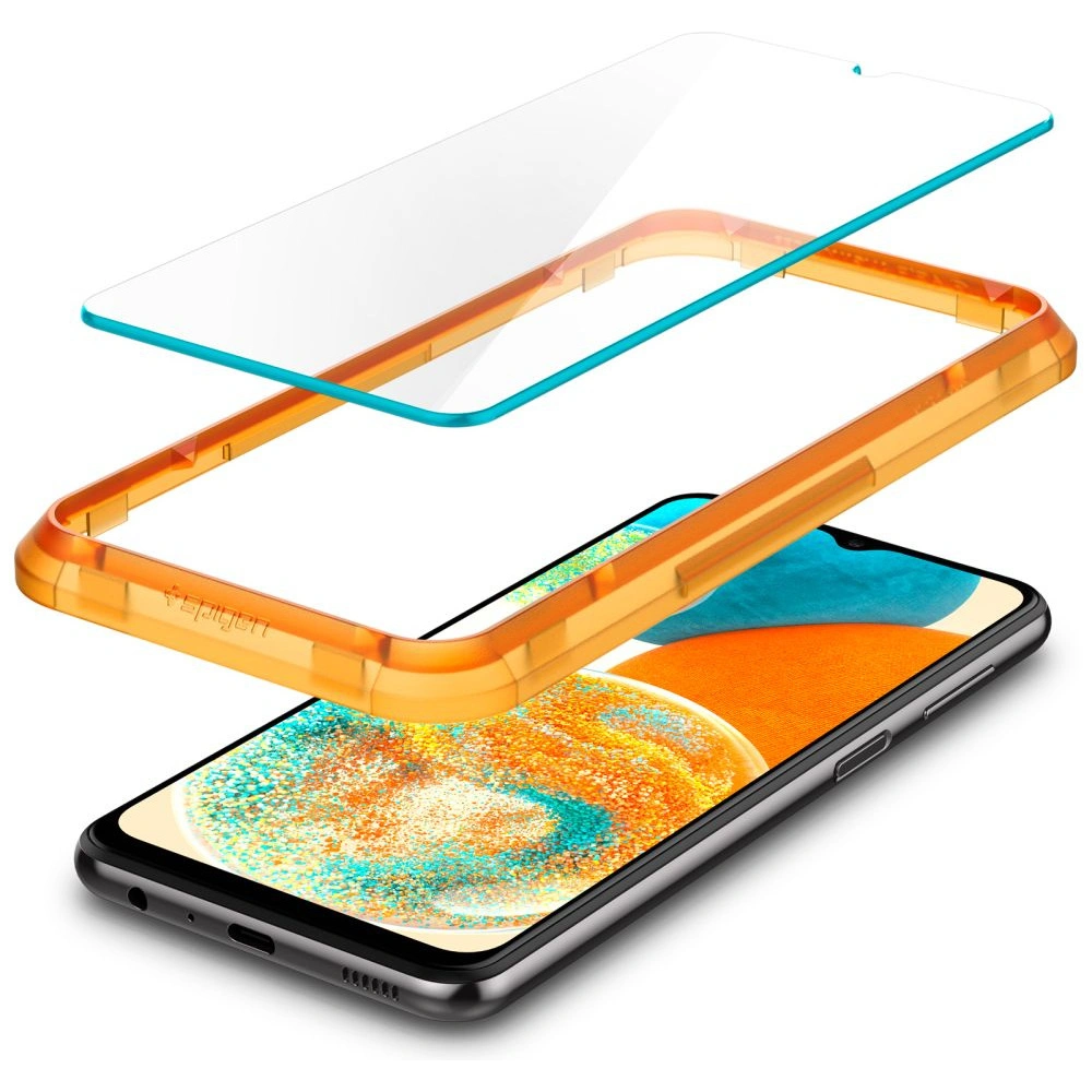 Hurtownia GSM - Gehärtetes Glas Spigen GLAS.tR AlignMaster Samsung Galaxy A23 LTE/4G Klar [2 PACK] - SPN2574 - {ean13} - Hurt