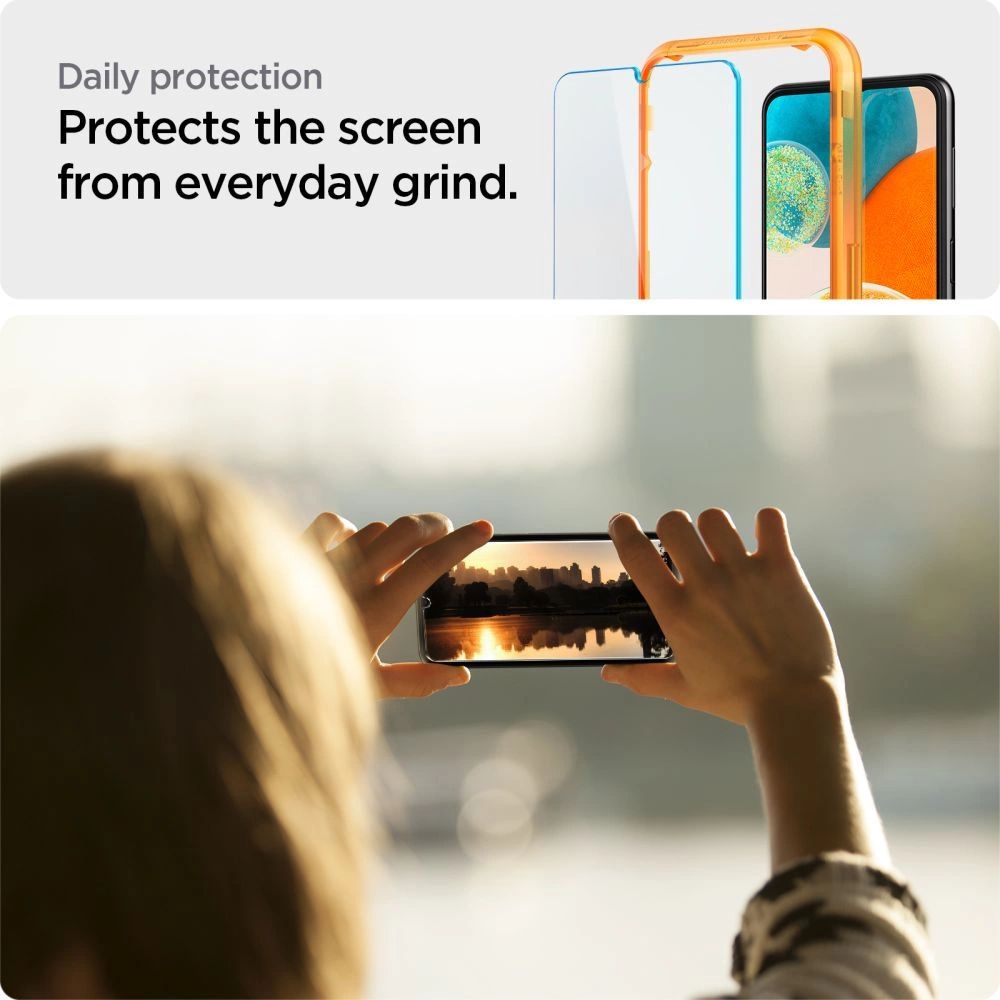 Hurtownia GSM - Gehärtetes Glas Spigen GLAS.tR AlignMaster Samsung Galaxy A23 LTE/4G Klar [2 PACK] - SPN2574 - {ean13} - Hurt