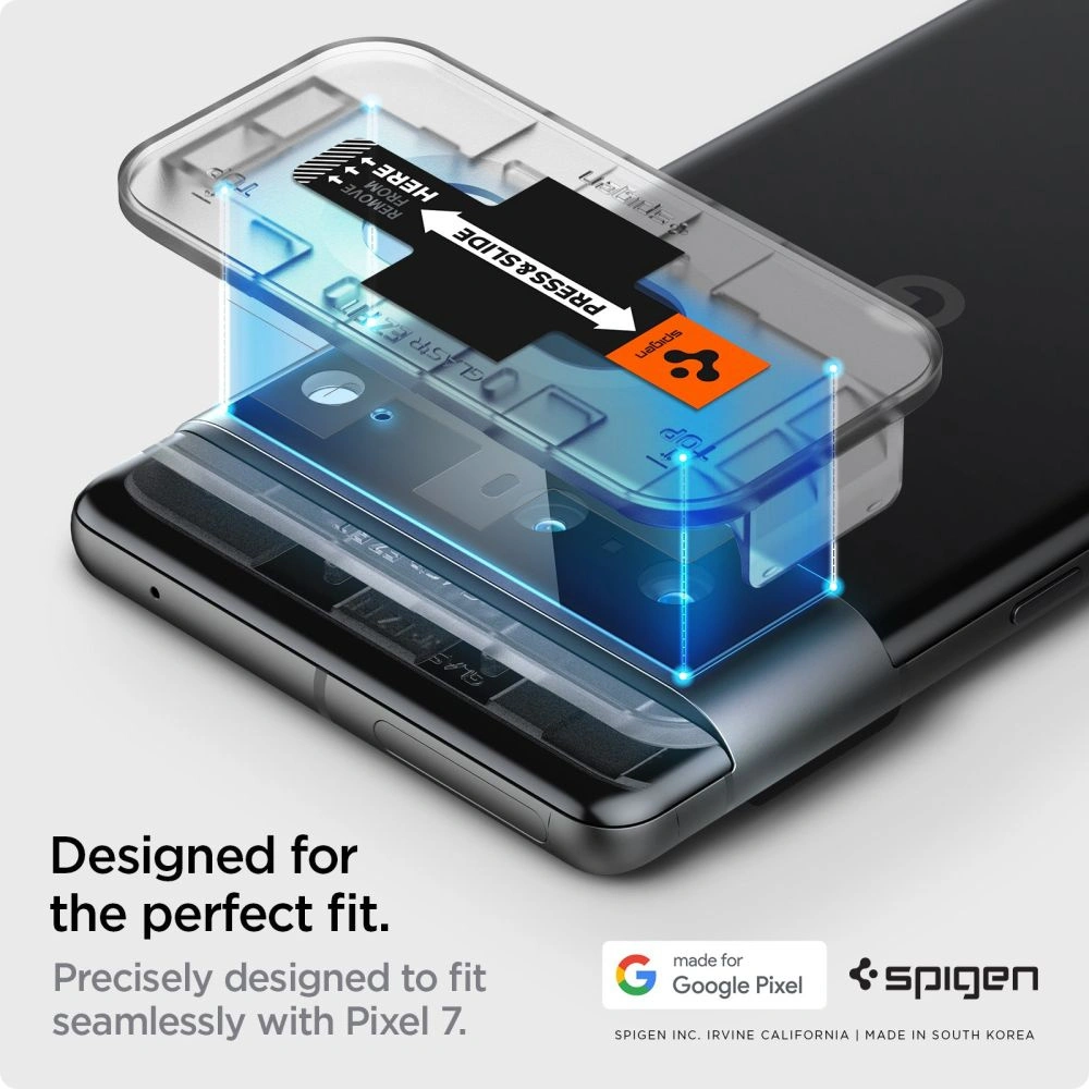 Hurtownia GSM - Hartglas für die Spigen Optik.tr Kamera Schutz Google Pixel 7 Schwarz [2 PACK] - SPN2575 - {ean13} - Hurt