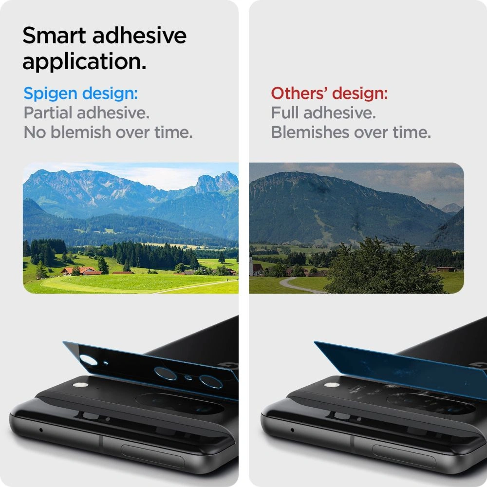 Hurtownia GSM - Hartglas für die Spigen Optik.tr Kamera Schutz Google Pixel 7 Schwarz [2 PACK] - SPN2575 - {ean13} - Hurt