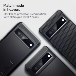 Hurtownia GSM - Pevné sklo na fotoaparát Spigen Optik.tr Camera Protector Google Pixel 7 Černá [2 PACK] - SPN2575 - {ean13} - Hurt