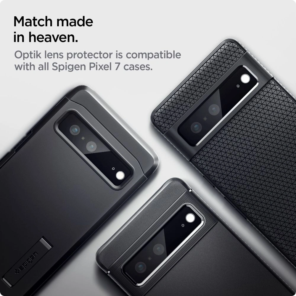 Hurtownia GSM - Hartglas für die Spigen Optik.tr Kamera Schutz Google Pixel 7 Schwarz [2 PACK] - SPN2575 - {ean13} - Hurt
