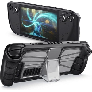 Hurtownia GSM - Etui Tech-Protect Defense Valve Steam Deck LCD / OLED Černá/Průhledná - THP1542 - {ean13} - Hurt