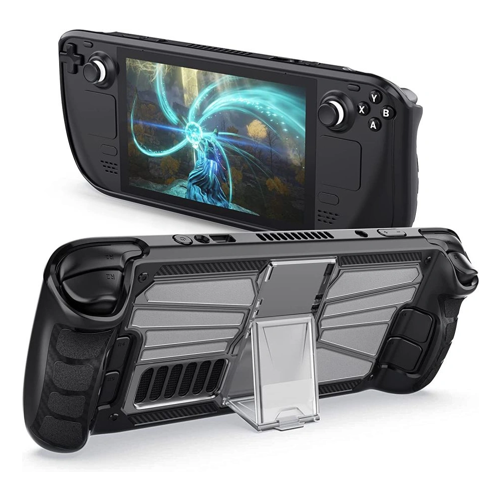 Hurtownia GSM - Etui Tech-Protect Defense Valve Steam Deck LCD / OLED Fekete/Átlátszó - THP1542 - {ean13} - Hurt