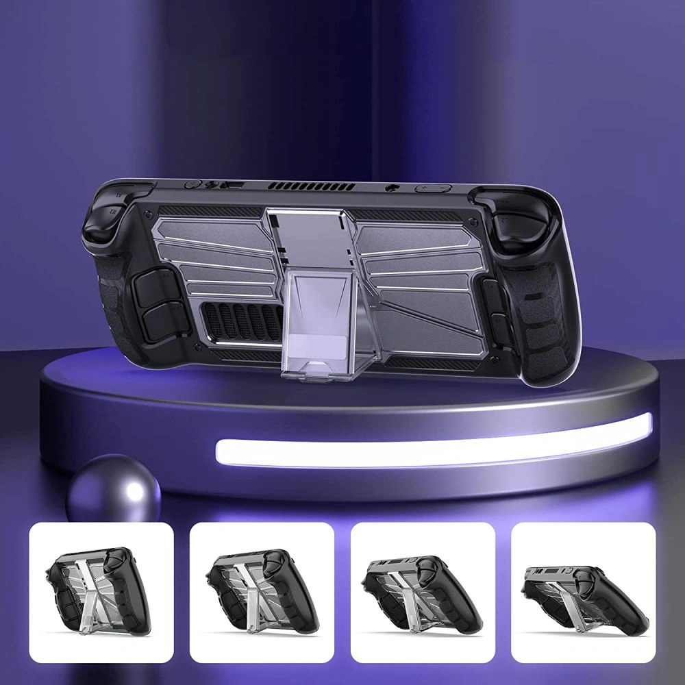 Hurtownia GSM - Etui Tech-Protect Defense Valve Steam Deck LCD / OLED Fekete/Átlátszó - THP1542 - {ean13} - Hurt