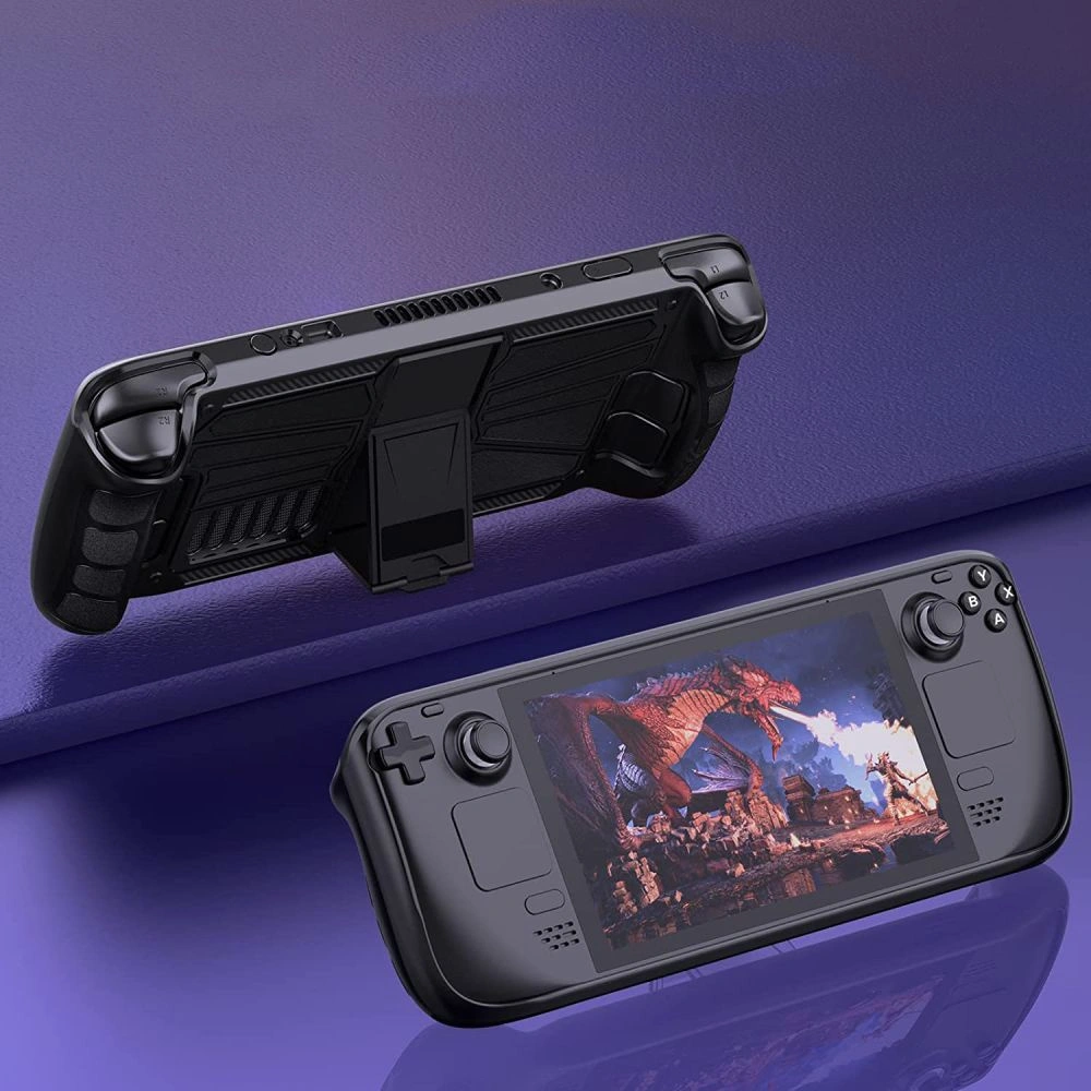 Hurtownia GSM - Etui Tech-Protect Defense Valve Steam Deck LCD / OLED Černá/Průhledná - THP1542 - {ean13} - Hurt