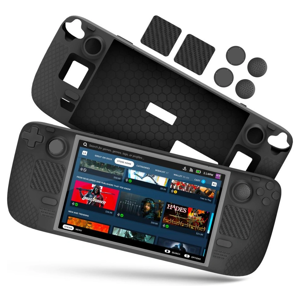 Hurtownia GSM - Etui Tech-Protect Icon Valve Steam Deck LCD / OLED černé - THP1548 - {ean13} - Hurt