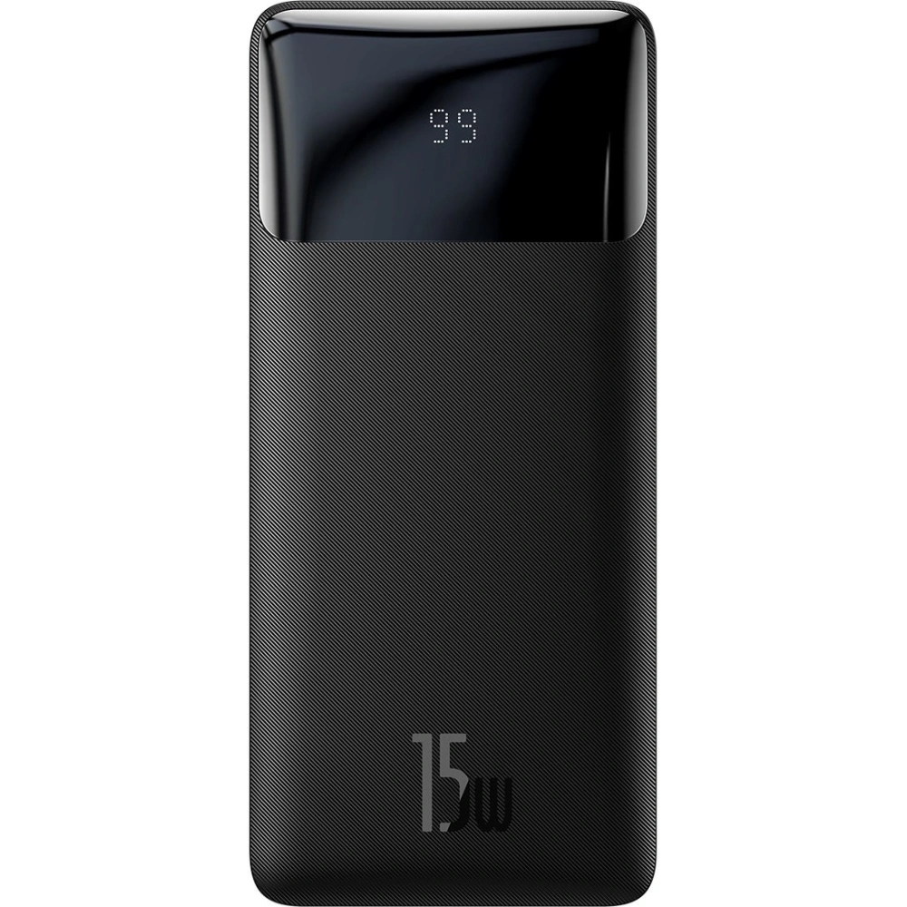Hurtownia GSM - Powerbank Baseus Bipow Display 10000mAh 15W schwarz (Overseas Edition) + USB-A/microUSB 0.25m schwarz - BSU3675 - {ean13} - Hurt