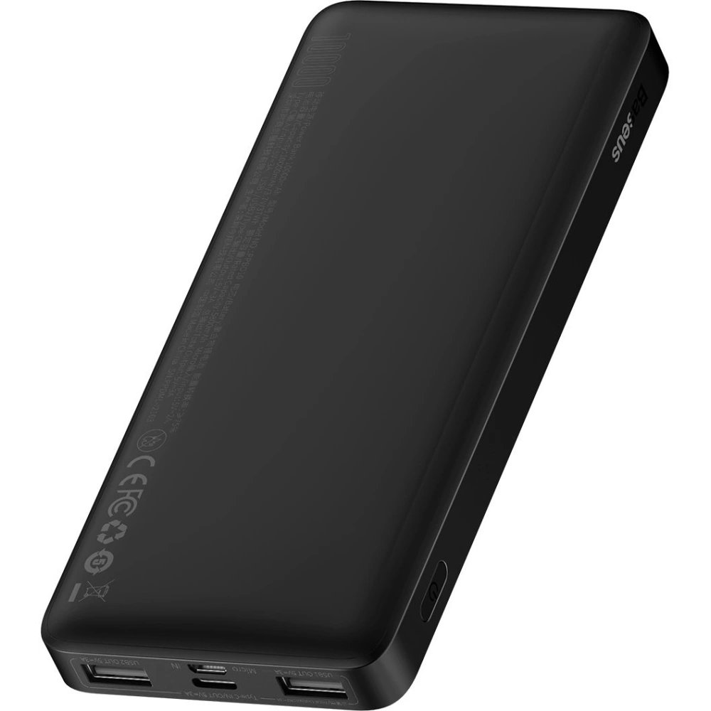 Hurtownia GSM - Powerbank Baseus Bipow Display 10000mAh 15W schwarz (Overseas Edition) + USB-A/microUSB 0.25m schwarz - BSU3675 - {ean13} - Hurt