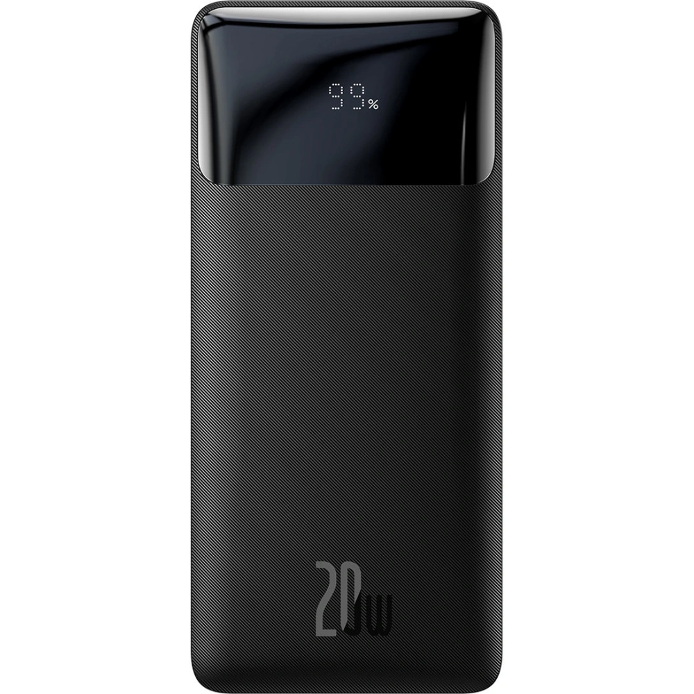 Wholesale Baseus Bipow Fast Charging Power Bank 10000mAh 20W Black (Overseas Edition) + USB-A - Micro USB 0.25m Black Cable (PPBD050301) - BSU3677 - {ean13} - Hurt
