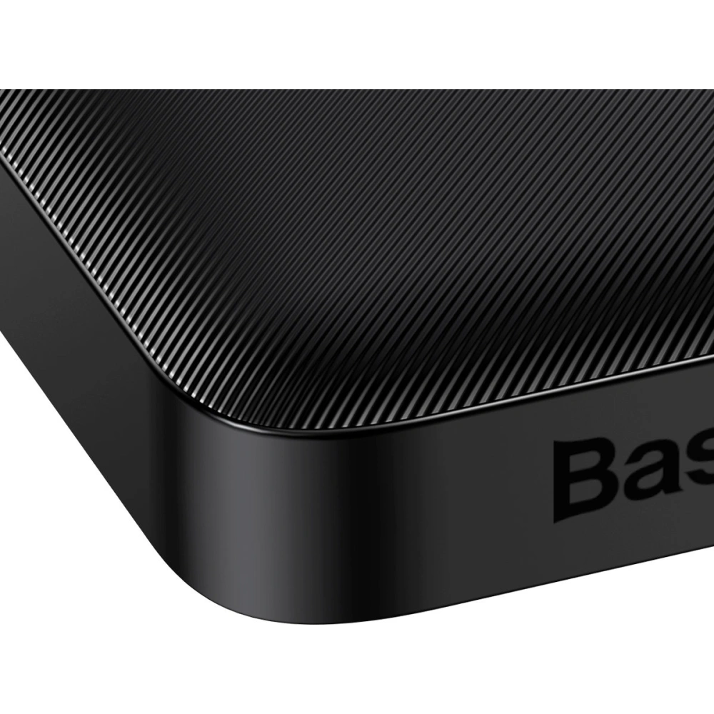 Wholesale Baseus Bipow Fast Charging Power Bank 10000mAh 20W Black (Overseas Edition) + USB-A - Micro USB 0.25m Black Cable (PPBD050301) - BSU3677 - {ean13} - Hurt