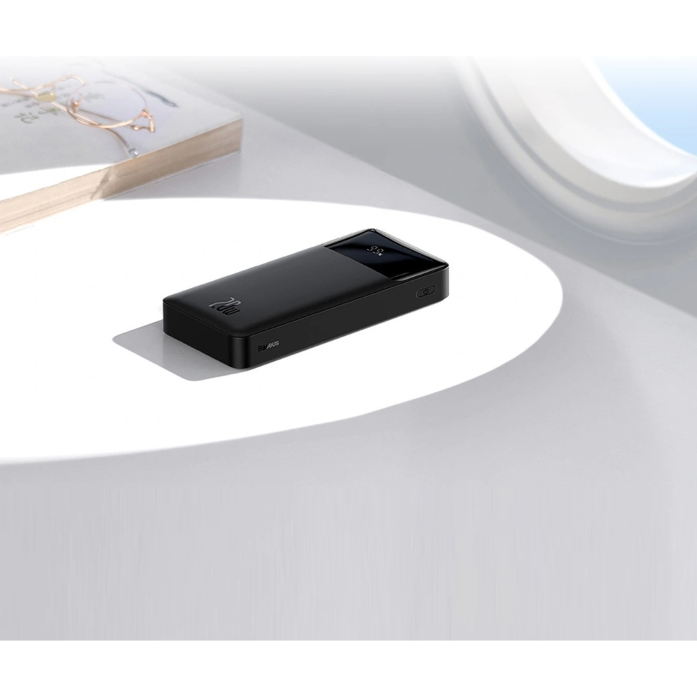 Wholesale Baseus Bipow Fast Charging Power Bank 10000mAh 20W Black (Overseas Edition) + USB-A - Micro USB 0.25m Black Cable (PPBD050301) - BSU3677 - {ean13} - Hurt