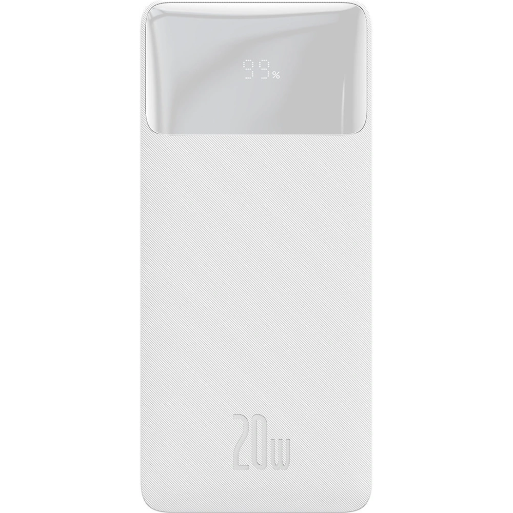 Hurtownia GSM - Powerbank Baseus Bipow 10000mAh 20W biały (Overseas Edition) + kabel USB-A/microUSB 0.25m biały - BSU3678 - {ean13} - Hurt