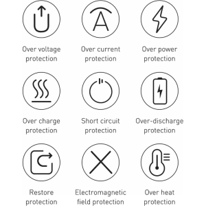 Powerbank Baseus Bipow 10000mAh 20W biały (Overseas Edition) + kabel USB-A/microUSB 0.25m biały