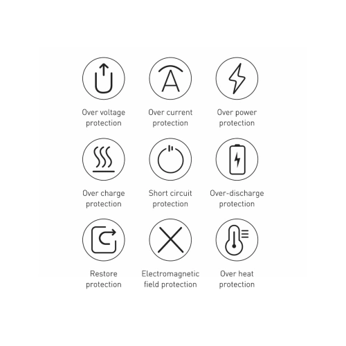 Powerbank Baseus Bipow 10000mAh 20W biały (Overseas Edition) + kabel USB-A/microUSB 0.25m biały