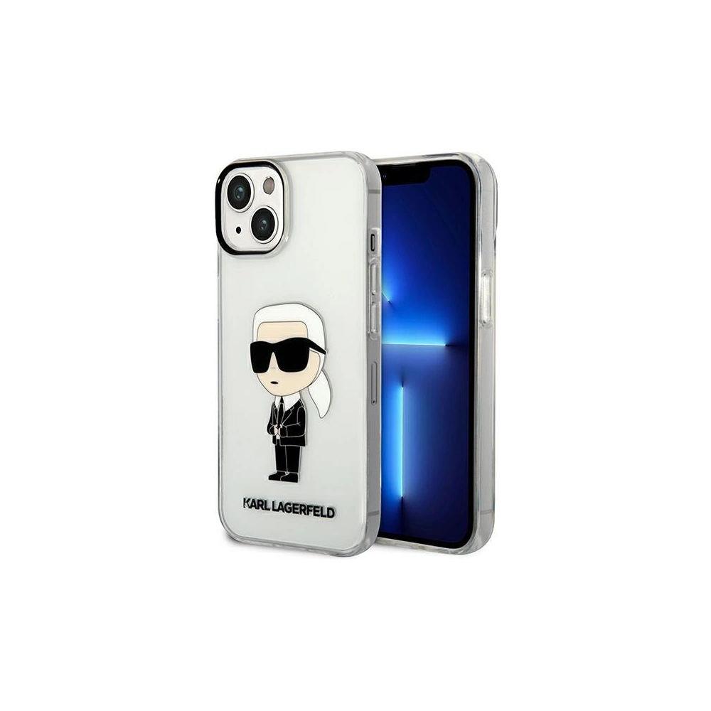 Hurtownia GSM - Etui Karl Lagerfeld KLHCP14SHNIKTCT Apple iPhone 14 carcasă transparentă rigida Ikonik Karl Lagerfeld - KLD1267 - {ean13} - Hurt