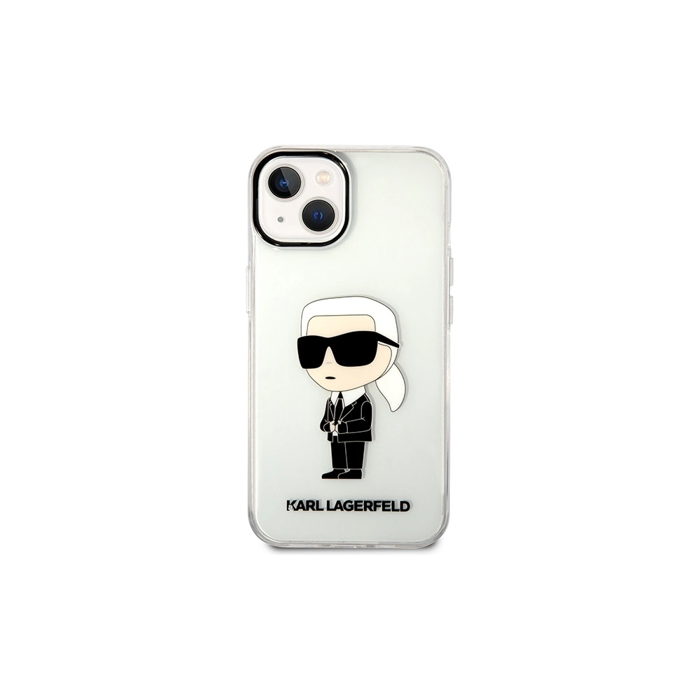 Hurtownia GSM - Etui Karl Lagerfeld KLHCP14SHNIKTCT Apple iPhone 14 carcasă transparentă rigida Ikonik Karl Lagerfeld - KLD1267 - {ean13} - Hurt