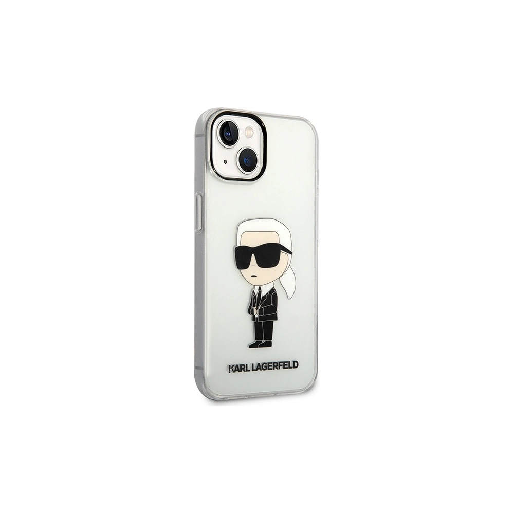 Hurtownia GSM - Etui Karl Lagerfeld KLHCP14SHNIKTCT Apple iPhone 14 carcasă transparentă rigida Ikonik Karl Lagerfeld - KLD1267 - {ean13} - Hurt