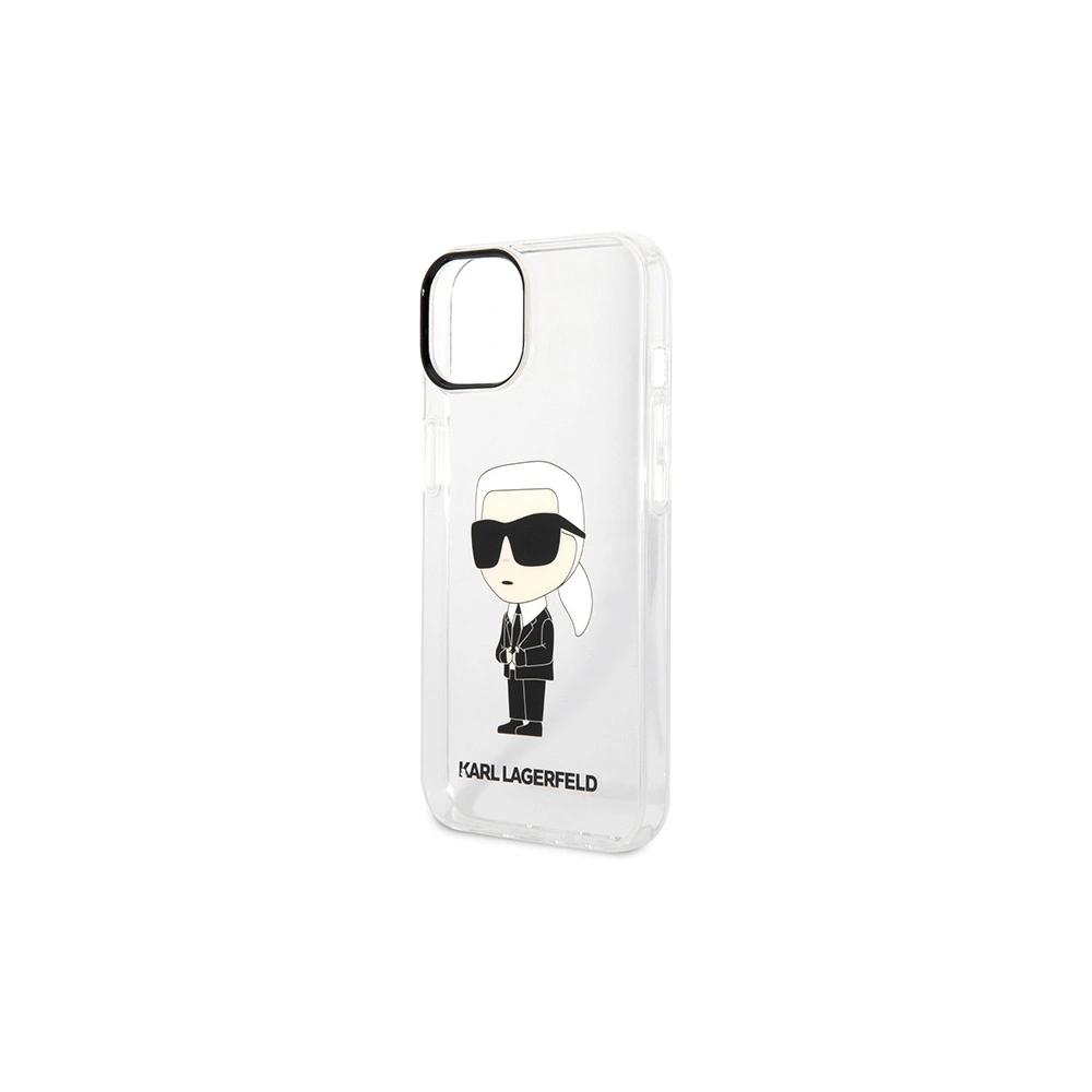 Hurtownia GSM - Etui Karl Lagerfeld KLHCP14SHNIKTCT Apple iPhone 14 carcasă transparentă rigida Ikonik Karl Lagerfeld - KLD1267 - {ean13} - Hurt