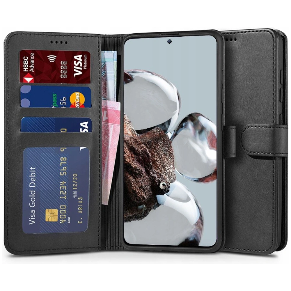 Hurtownia GSM - Etui Tech-Protect Wallet Xiaomi 12T/12T Pro Fekete - THP1550 - {ean13} - Hurt