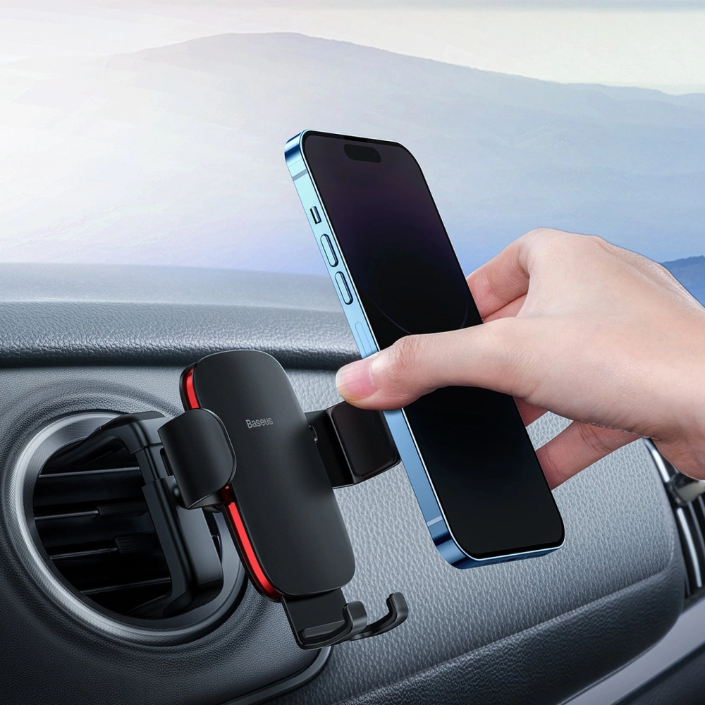 Wholesale Baseus Metal AgeⅡ gravity holder for round car air vent black - BSU3681 - {ean13} - Hurt