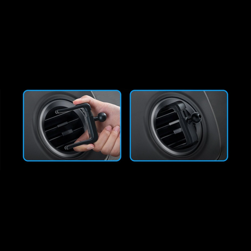 Hurtownia GSM - Uchwyt auto Baseus Metal AgeⅡ pentru grila de ventilație rotundă negru - BSU3681 - {ean13} - Hurt