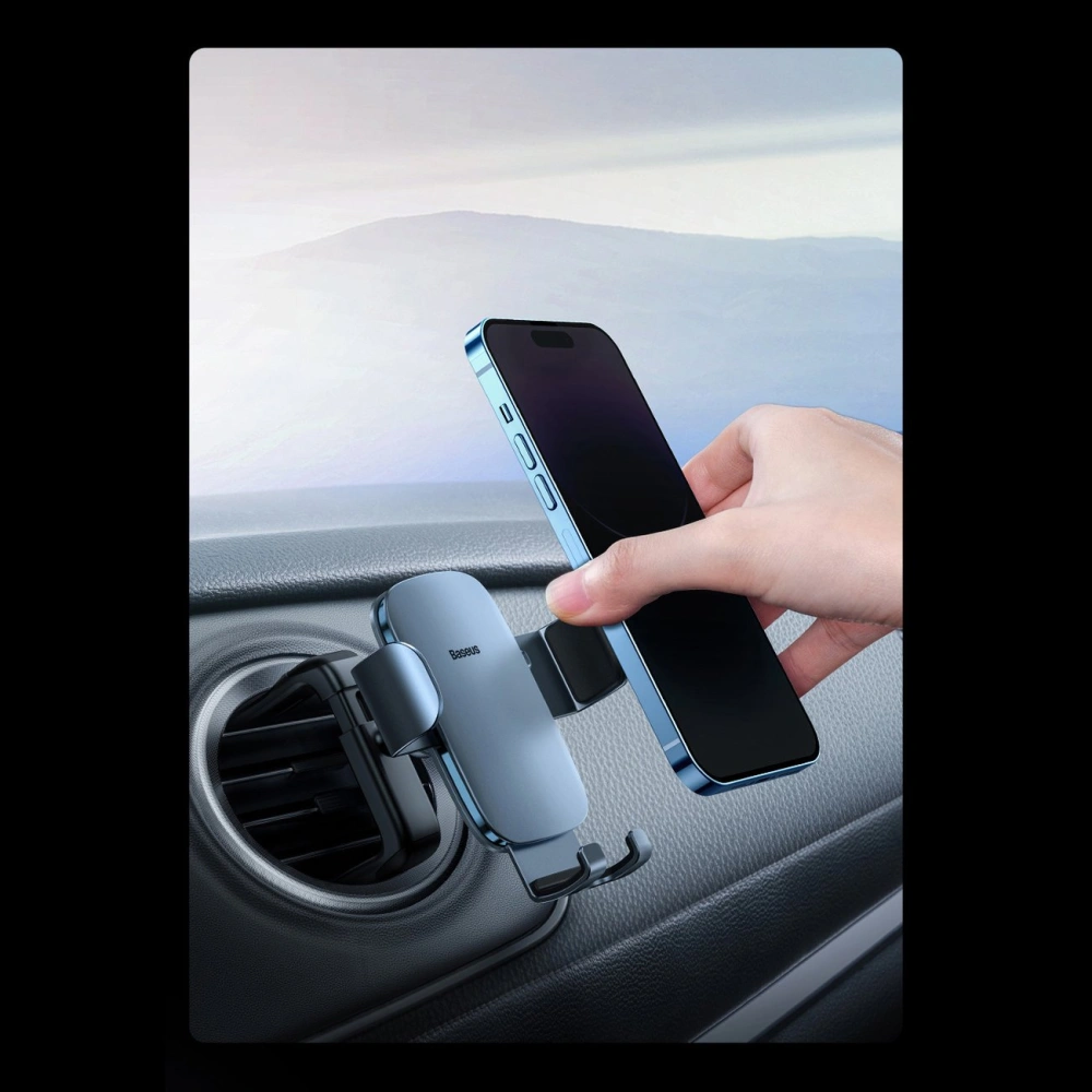 Wholesale Baseus Metal AgeⅡ gravity holder for round car air vent black - BSU3681 - {ean13} - Hurt