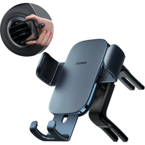 Hurtownia GSM - Upevnění do auta Baseus Metal AgeⅡ pro kulatou mřížku ventilace tmavě šedé barvy - BSU3682 - {ean13} - Hurt