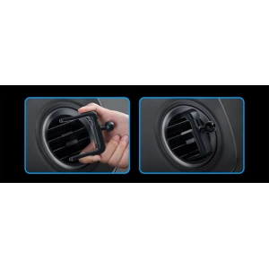 Wholesale Baseus Metal AgeⅡ gravity holder for round car air vent dark gray - BSU3682 - {ean13} - Hurt