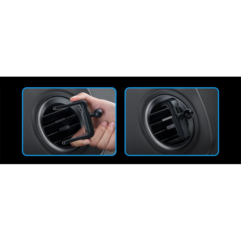 Wholesale Baseus Metal AgeⅡ gravity holder for round car air vent dark gray - BSU3682 - {ean13} - Hurt