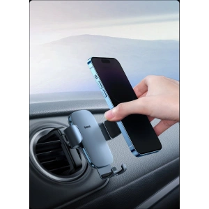 Wholesale Baseus Metal AgeⅡ gravity holder for round car air vent dark gray - BSU3682 - {ean13} - Hurt