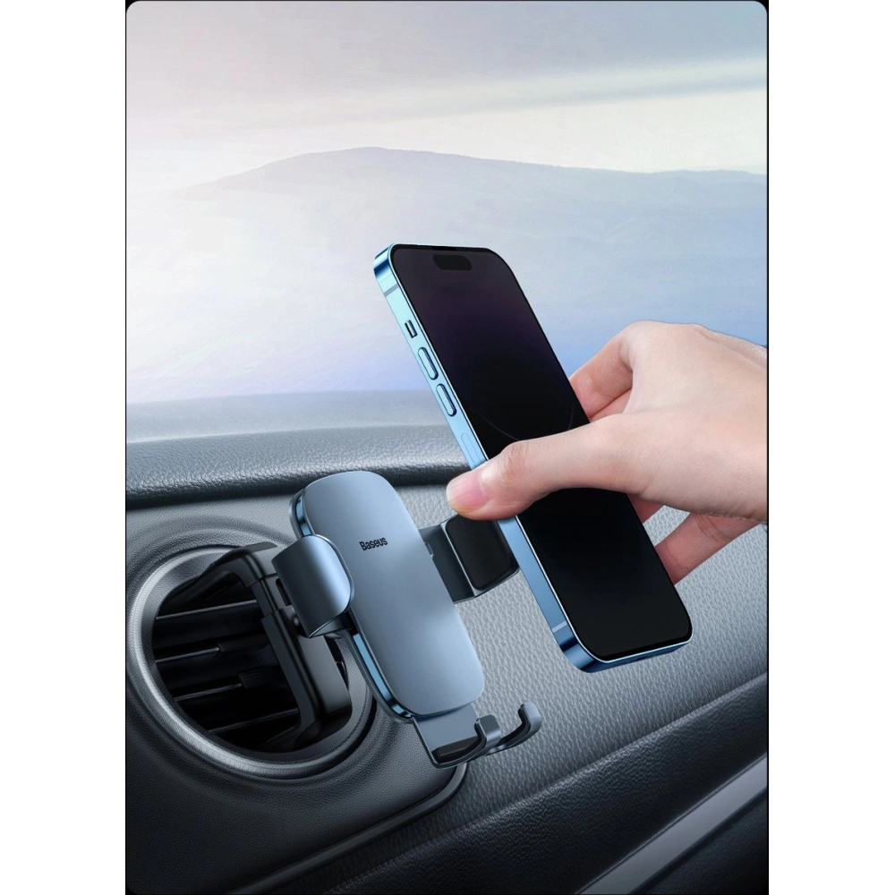 Wholesale Baseus Metal AgeⅡ gravity holder for round car air vent dark gray - BSU3682 - {ean13} - Hurt