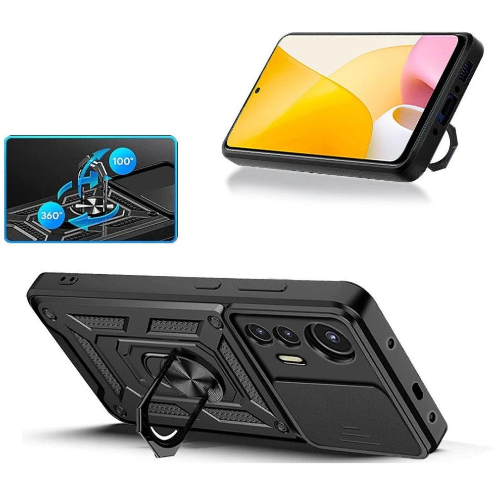 Hurtownia GSM - Etui Tech-Protect CamShield Pro Xiaomi 12 Lite Fekete - THP1559 - {ean13} - Hurt