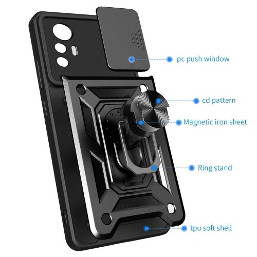 Etui Tech-Protect CamShield Pro Xiaomi 12 Lite Black