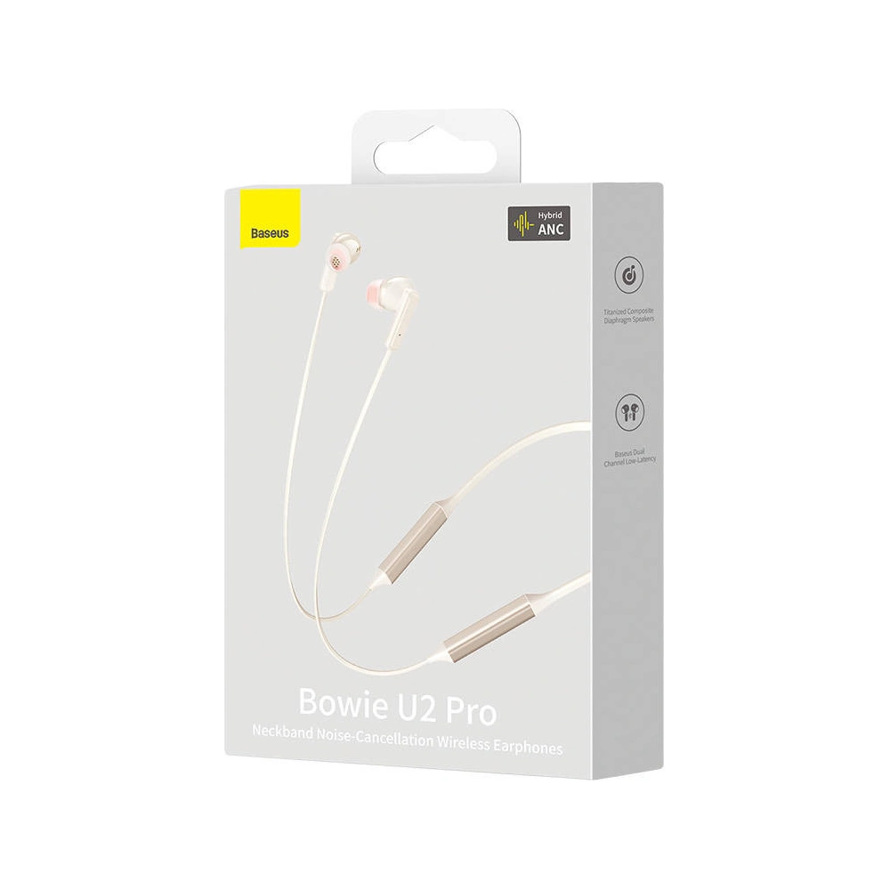Hurtownia GSM - Sluchátka TWS Baseus Bowie U2 Pro, ANC (krémové) - BSU3684 - {ean13} - Hurt