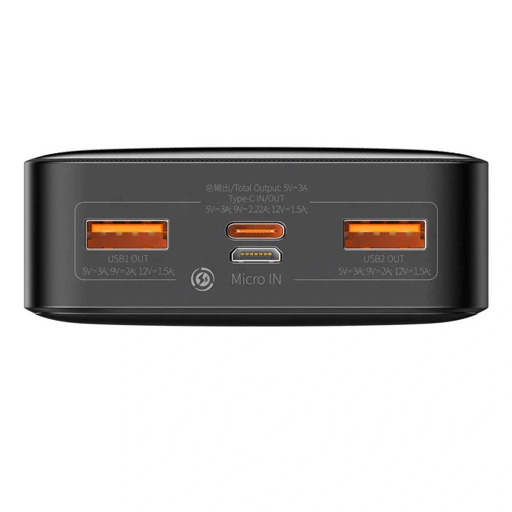 Hurtownia GSM - Powerbank Baseus Bipow 20000mAh 20W černý (Overseas Edition) + kabel USB/microUSB 0.25m černý - BSU3691 - {ean13} - Hurt