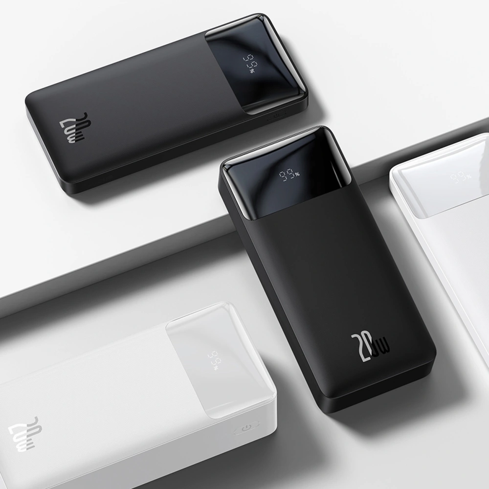 Hurtownia GSM - Powerbank Baseus Bipow 20000mAh 20W černý (Overseas Edition) + kabel USB/microUSB 0.25m černý - BSU3691 - {ean13} - Hurt
