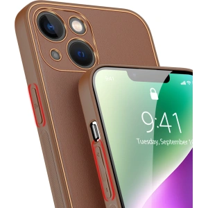 Etui Dux Ducis Yolo Apple iPhone 14 hnědý