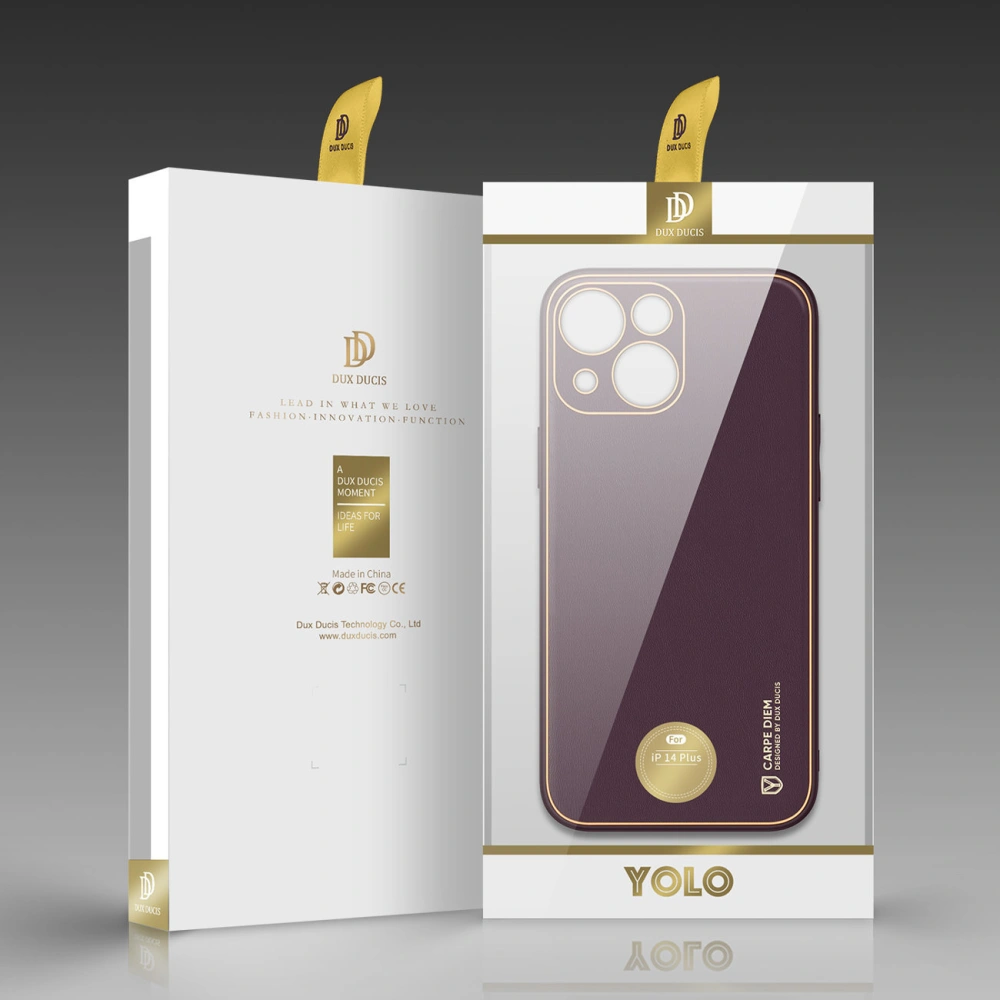 Etui Dux Ducis Yolo Apple iPhone 14 Plus / 15 Plus fialové
