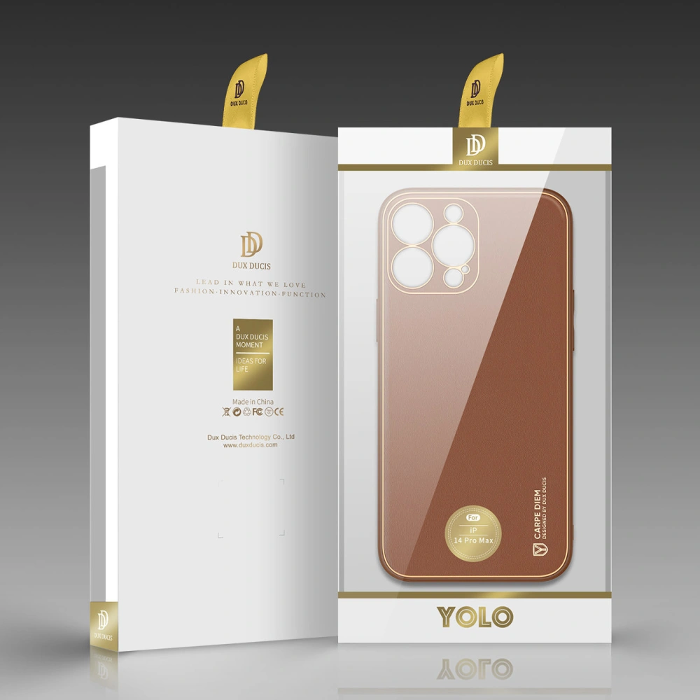 Hurtownia GSM - Etui Dux Ducis Yolo Apple iPhone 14 Pro Max hnědá - DDS1353 - {ean13} - Hurt