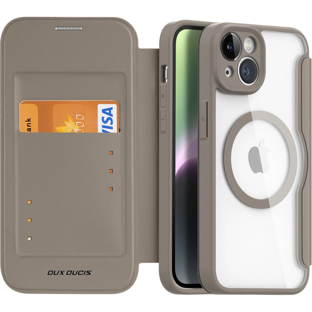 Hurtownia GSM - Etui Dux Ducis Skin X Pro MagSafe Apple iPhone 14 bej - DDS1357 - {ean13} - Hurt